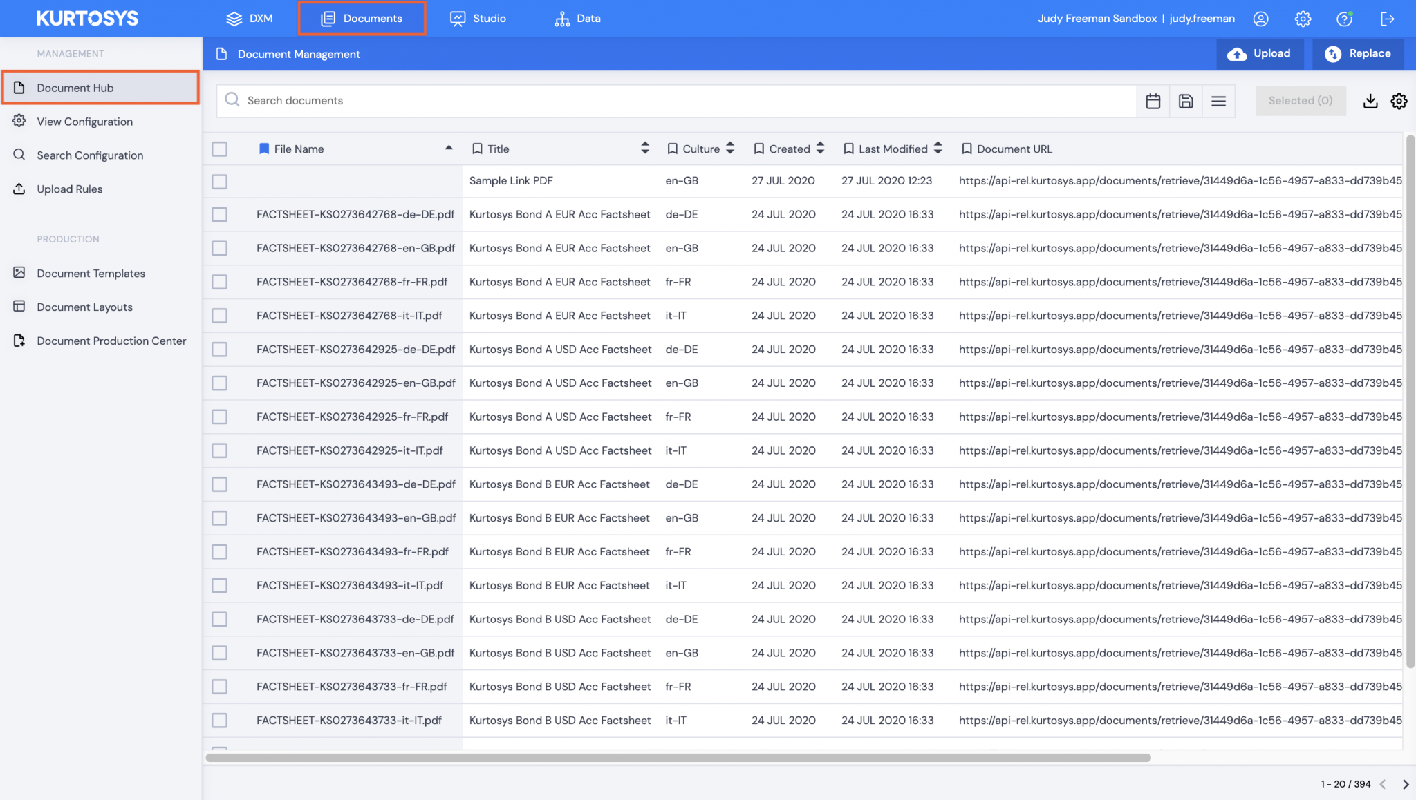 What is the Document Hub? Kurtosys Help