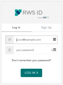 RDS SDL login